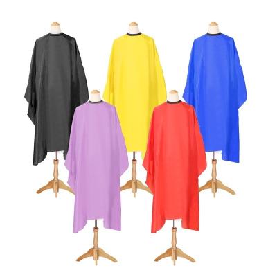 China Beauty Hair Salon Sale Materials Hairdressing Cape Soft Custom Apron Personalized Barber Capes for sale