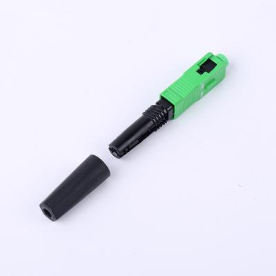 China FTTH Assembled SC/APC-B Fiber Optic Fast Connector for sale