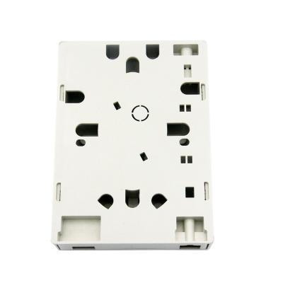 China FTTH FTTB FTTX 1port network factory price indoor ftth faceplate fiber optic termination box for sale