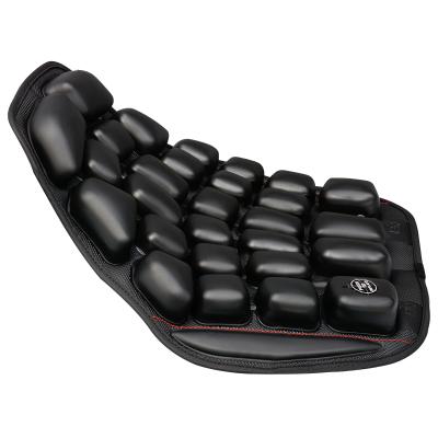 China Anti-slip TPU/diamond Fabric WUPP Waterproof 3D Air Cushion Tpu Pump Black Inflatable Push Type Motorcycle Seat Free for sale