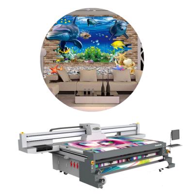 China Hotels TrueColor TC-FR2713 2.70*1.30 Meter RMO UV Flatbed Printer for sale