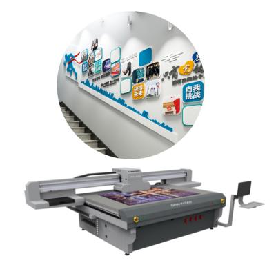 China Advertising company SPRINTER TC-CF2513 2500mm*1300mm printer UV inkjet printer for rigid and leather for sale