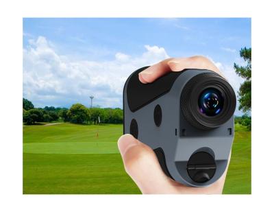 China Portable Mini Golf Laser Range Finder Monocular Golf Range Finder With Voice 98x37x77mm for sale