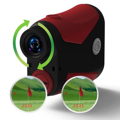 China Speaker Range Finder Golf Laser Rangefinder With Slope Function 98x37x77mm for sale