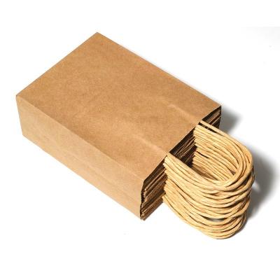 China Recycled Materials Manufacturers Custom Kraft Paper Clothing Gift Advertising White Paper Portable Sack General Shopping Bags for sale