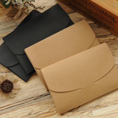 China 16x10.5cm Vintage Recyclable Kraft Paper Envelope Photo Box for sale