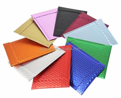 China Bubble Resistance Multicolor Aluminum Foil Silver Pink Black Maiers Bubble Envelopes Poly Bag for sale