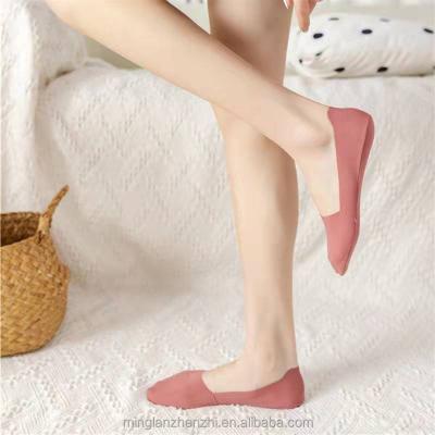 China Summer QUICK DRY hot stock sale ice silk invisible socks show no no slip woman nylon socks for sale