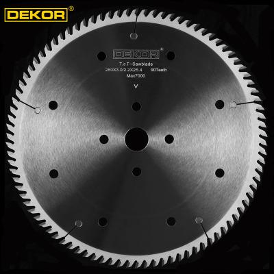 China Loudspeaker Box DEKOR 305mm*3.0mm CTT 120T V Slot Saw Blade For Single or Double Axes Saw Machines for sale