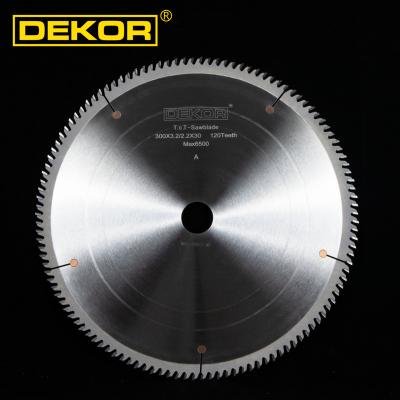 China DEKOR CTT 100T Solid Wood Picture Frame 300mm*3.2mm Saw Blade for Cutting Picture Frames of Various Materials for sale