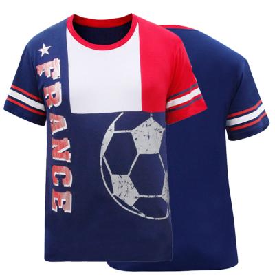 China Wholesale Style Moisture Anti-Wrinkle Football Cotton O-Neck Wicking Eco-Friendly T-Shirt for sale