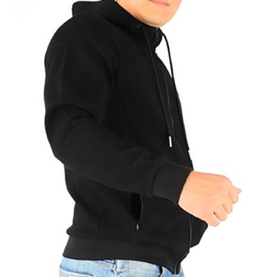 China Black Outdoor Hooded Men's Breathable Jacket Men's Breathable Spring And Autumn Sports Jacket for sale