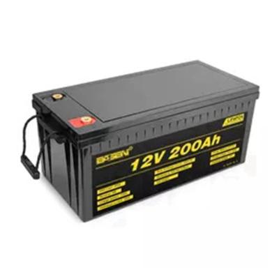 China Marine Starter Battery Lithium Ion Solar Battery 200Ah 12V Li-Ion Rechargeable Battery for sale