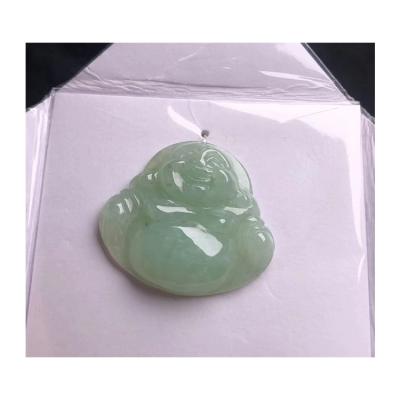 China High Quality Grade Fine Polishing Natural Carved Laughing Buddha For Stone Carving Buddha Pendant for sale