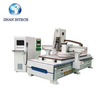 China Home Use Carousel Atc CAD Cam Mesin Bubut 1325 CNC With Vacuum Table for sale