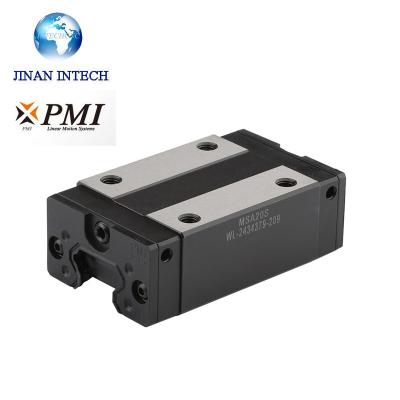 China Original Factory PMI MSA20S-N Blocks Bearing High Assembly Square Guide Slider Carriages MSA20SSSFCN for sale