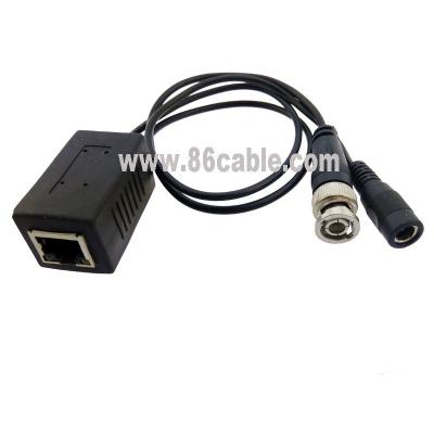 China CCTV Male DC Adapter Bnc Female Network Cable Bnc for sale