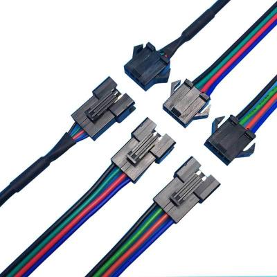 China Pitch 2/3/4/5/6 Pin Rgb Custom Terminal Wire Terminal Wire 2.54 SM Harness Cable Assembly Car LED Flame Retardant/Fireproof Terminal Electronic Igniter for sale