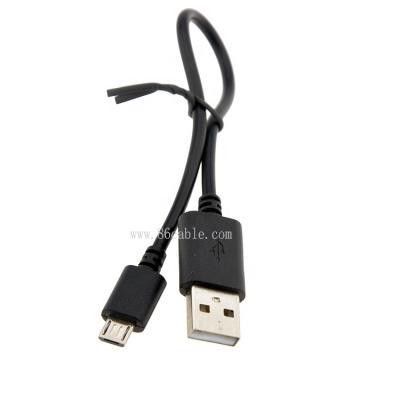 China Mobile Phone 5 Pin Micro Usb Data Flat Round Cable For Samsung Mobile Phone For Android Smartphone Usb Data Cable for sale