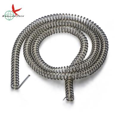 China Transparent MACHINE PU Coiled Spiral Cable Wire Standard Multicores for sale