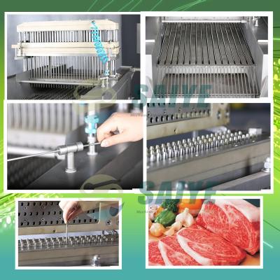 China Automatic meat saline injection machine/saline water in 300 syringe for sale