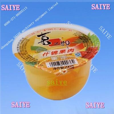 China Beverage Cup Small Jelly Filling And Sealing Machine For Sale for sale