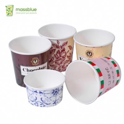 China High Quality Disposable 1oz/2oz/3oz/4oz Mini Beverage Paper Cups Small Disposable Paper Cups with Sauce for sale