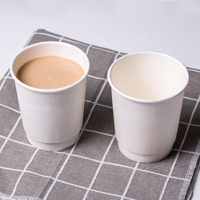 China Factory Price Disposable Food Grade Recycled Double 8oz Disposable Coffee Paper Cup Packaging for sale