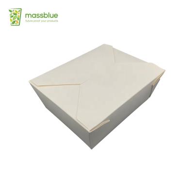 China Wholesale Disposable Convenient Paper Box Take Away Lunch Box For Food for sale