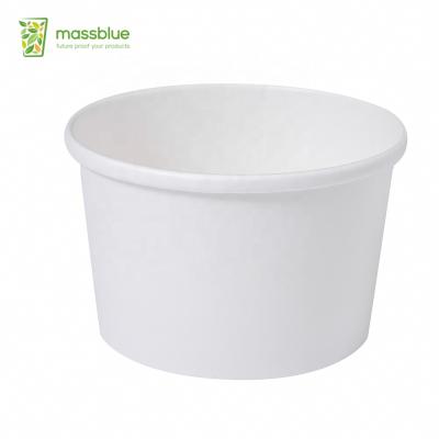 China 8oz-32oz Disposable Eco-Friendly Disposable Packaging Paper Soup Customized Biodegradable Cup for sale