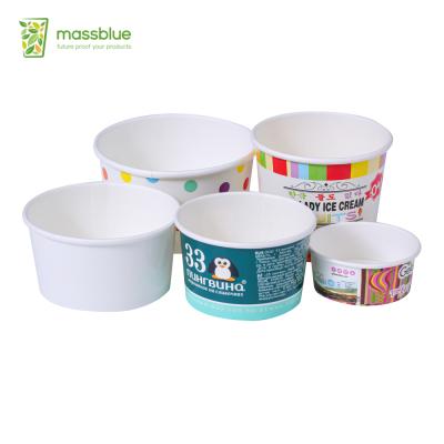 China New Disposable Biodegradable Take Away Cup Salad Soup 32oz Disposable Paper Eco-Friendly Cup for sale