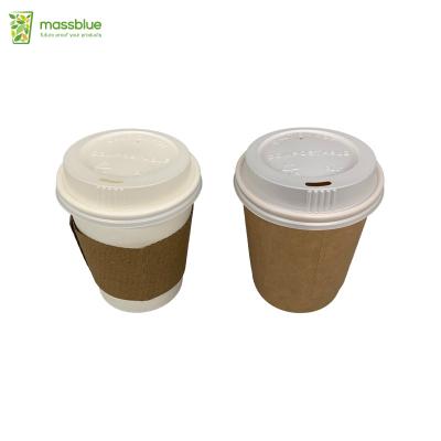 China Non Spill Hot Selling Disposable Recyclable Coffee Lids Food Grade Flat Plastic Cup Lid for sale