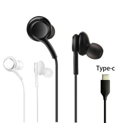 China High Quality In-Ear USB C Super Bass Voice Earphone For Samsung Note10 Type C Earphone for sale