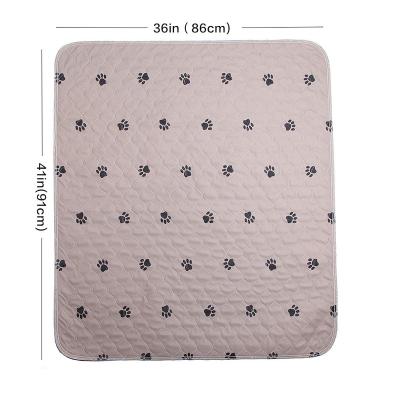 China Sustainable Washable Puppy Pet pad 4 Layers Reusable Puppy Pet Pads For Dogs , Cat for sale