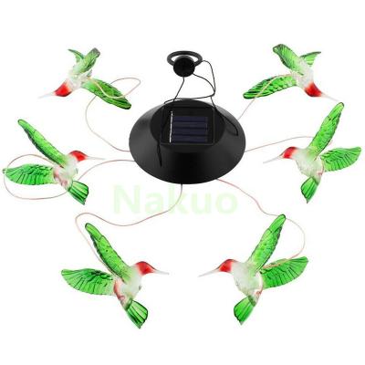 China LED Color Changing Led Wind Chime Lamp Hummingbird Lamp Solar Powered Outdoor Solar Wind Chimes Light for sale