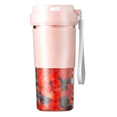 China 350ml USB Rechargeable Blender Mini Smoothie Juice Hand Blender Outdoor Portable Juice Bottle for sale