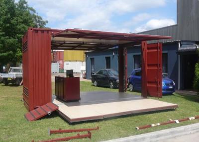 China Modified 20FT Container House For Shop Store / Modified Container Shop Store for sale