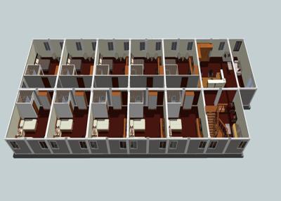 China Prefab Habitable Flat Pack Container House Attractive Portable For Hotel for sale