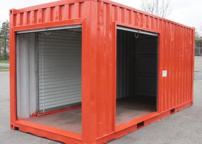 Cina I contenitori di stoccaggio temporanei modificati della casa del container con l'acciaio tirano giù la porta in vendita