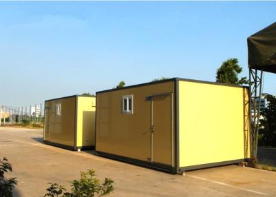 China Professional Economic Yellow Mobile Office Containers 20 Feet Or Military house for sale