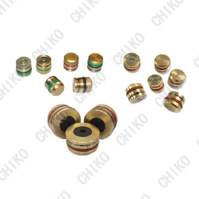 Cina Plastic Injection Molds TTBP Plastic Injection Molding Parts D6 D8 D10 Green Red Black Water System Plugs Brass Fluid Plug Plugs in vendita