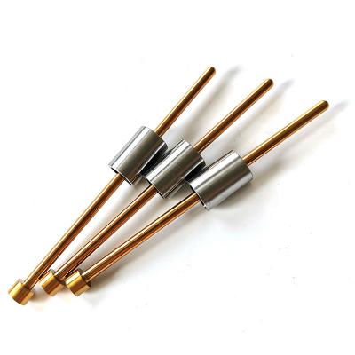 Cina Hot Runner Valve Pin Sleeve Manufacturer SKH51 Pet Mold Valve Steel Titanium Plated Needle Runner System Accessories in vendita