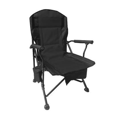 China Easy Delivery Steel Frame Easy Carry High Back Outdoor Beach Relax Camping Folding Chair for sale