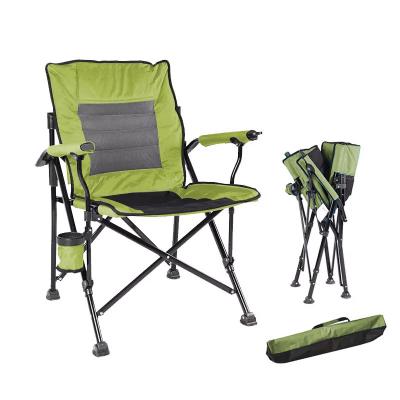 China Durable Oxford Material Luxury Cloth Folding Quick Open Soft Padded Oversized Heavy Duty Camping Picnic Chair for sale