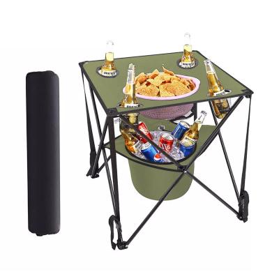 China Ultra Light Multi Function Small BBQ Beach Easy Carry Waterproof Folding Table with Carry Bag for sale