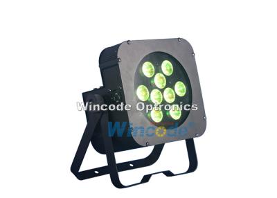 China Four In One Battery Powered Stage Lights 9 × 10W With 25 Lens Angle / 42mm Lens Size for sale