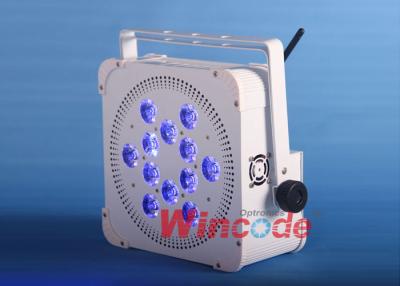 China Battery Operated Outdoor Lights , Portable Stage Lighting RGBWA + UV Six In One for sale