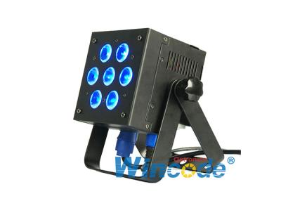 China 7×18W RGBWA+UV 6 in 1 LED Par Light, LED Truss Uplight, LED Uplight For Wedding Dj Events for sale