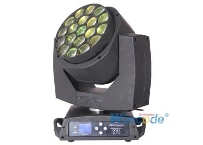 China Bee Eye LED Moving Head Light 19*15W Osram RGBW 4 em 1 para locais de entretenimento à venda