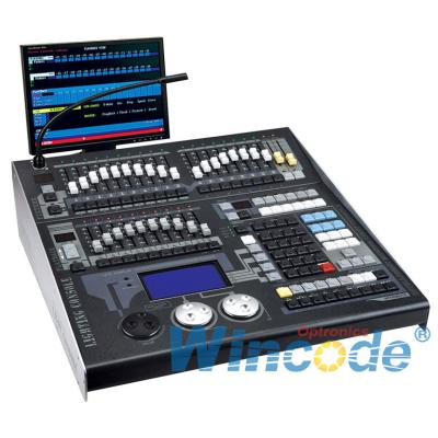 China Sistema de control de iluminación de escenario personalizado Consola de luz de cabeza móvil con 1024 canales en venta